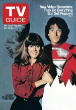 TV Guide cover - Pam Dawber, Robin Williams - October 28, 1978