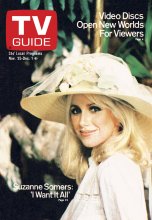 TV Guide cover - Suzanne Somers - November 25, 1978