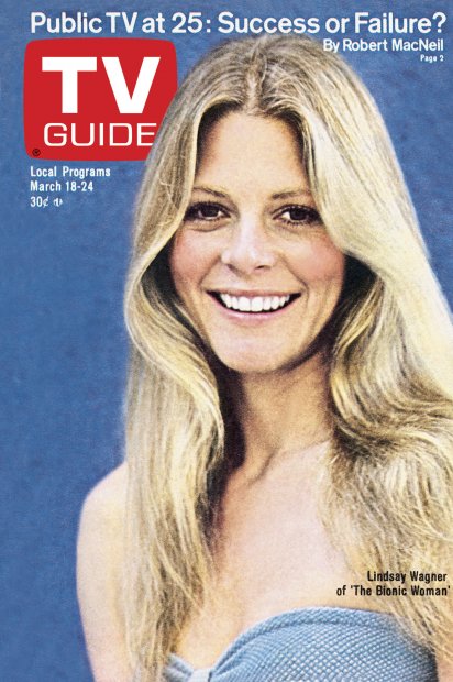 TV Guide cover - Lindsay Wagner - March 18, 1978
