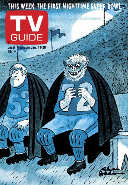 TV Guide cover - This Week: The First Nighttime Super Bowl - January 14, 1978