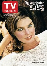 TV Guide cover - Priscilla Presley - September 20, 1980