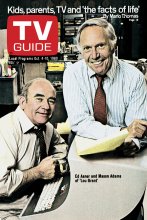 TV Guide cover - Mason Adams, Ed Asner - October 4, 1980