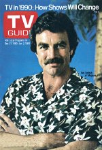 TV Guide cover - Tom Selleck - December 27, 1980