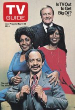 TV Guide cover - Franklin Cover, Sherman Hemsley, Roxie Roker, Isabel Sanford - May 17, 1980