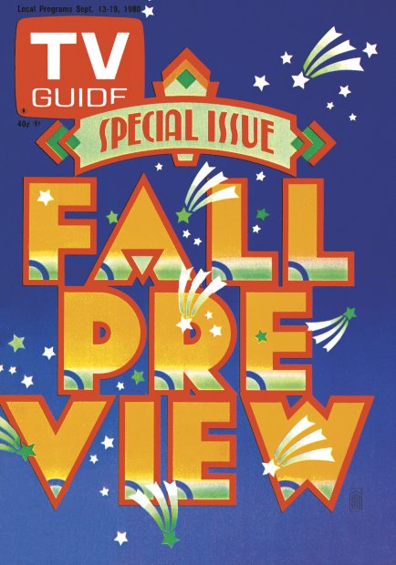 TV Guide cover - Fall Preview - September 13, 1980