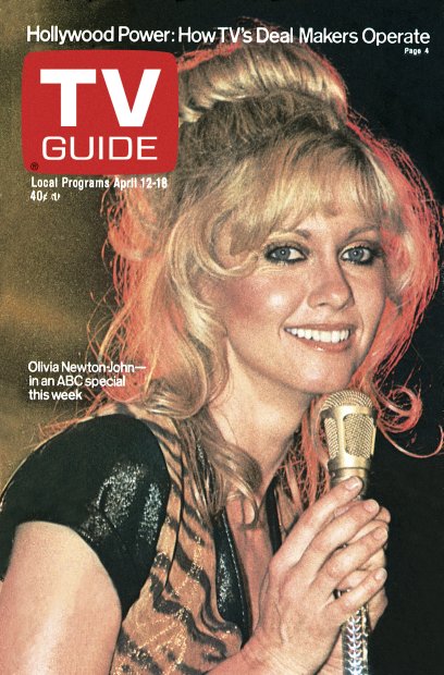 TV Guide cover - Olivia Newton-John - April 12, 1980