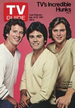 TV Guide cover - Erik Estrada, Greg Evigan, Tom Wopat - August 16, 1980