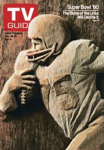 TV Guide cover - Super Bowl '80: The Battle of the Lines Will Decide It - January 19, 1980