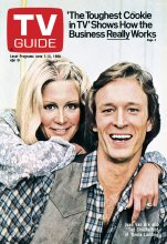 TV Guide cover - Ted Shackelford, Joan Van Ark - June 7, 1980