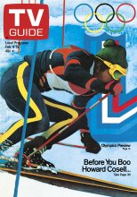 TV Guide cover - Olympics Preview Before You Boo Howard Cosell... - February 9, 1980