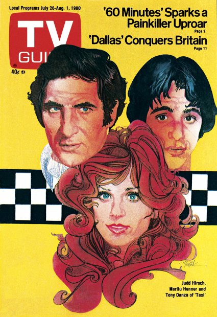 TV Guide cover - Tony Danza, Marilu Henner, Judd Hirsch - July 26, 1980