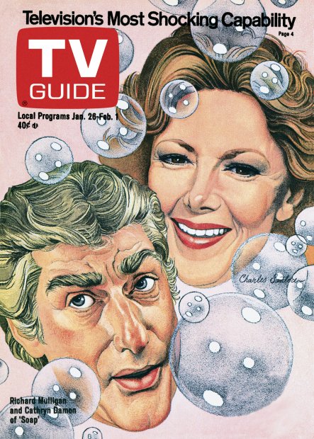 TV Guide cover - Cathryn Damon, Richard Mulligan - January 26, 1980