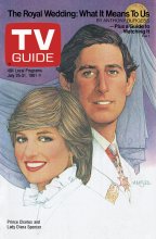 TV Guide cover - Charles George, Diana Spencer - July 25, 1981