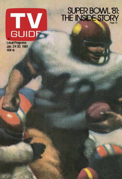 TV Guide cover - Super Bowl '81 The Inside Story - January 24, 1981