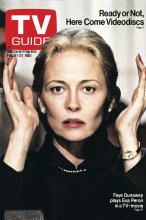 TV Guide cover - Faye Dunaway - February 21, 1981