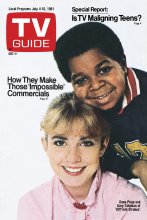 TV Guide cover - Gary Coleman, Dana Plato - July 4, 1981