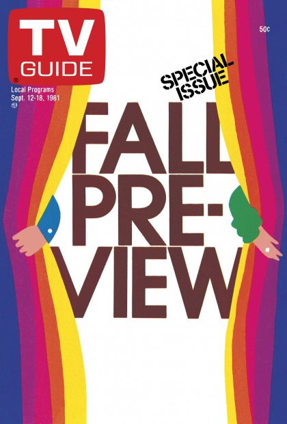 TV Guide cover - Fall Preview - September 12, 1981