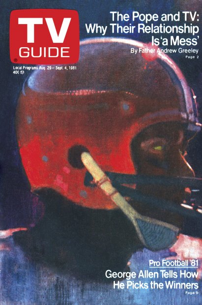 TV Guide cover - The Pope and TV: Why Their Relationship is 'a Mess' - August 29, 1981
