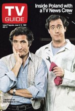 TV Guide cover - Judd Hirsch, Andy Kaufman - June 6, 1981