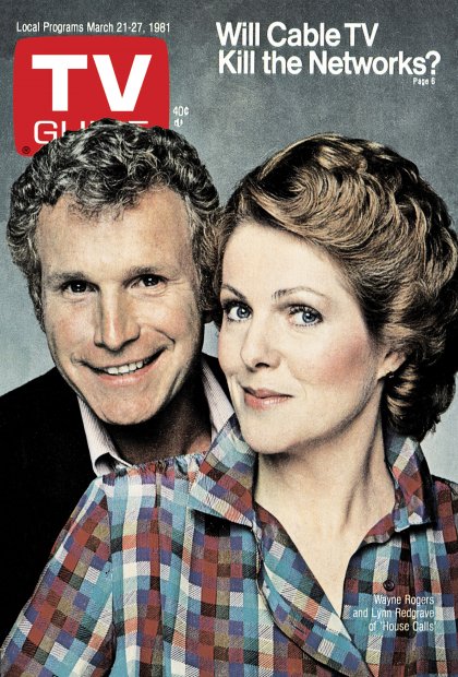 TV Guide cover - Lynn Redgrave, Wayne Rogers - March 21, 1981