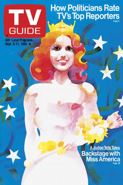 TV Guide cover - Backstage with Miss America - September 5, 1981