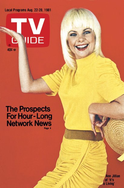 TV Guide cover - Ann Jillian - August 22, 1981