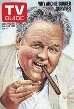 TV Guide cover - Carroll O'Connor - August 8, 1981