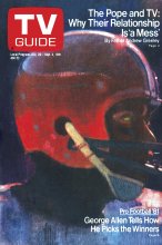 TV Guide cover - The Pope and TV: Why Their Relationship is 'a Mess' - August 29, 1981