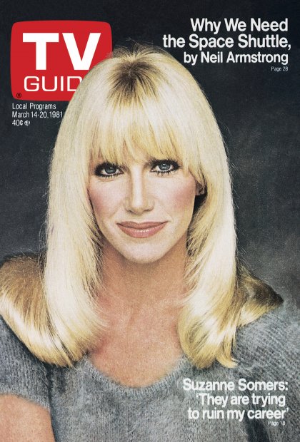 TV Guide cover - Suzanne Somers - March 14, 1981