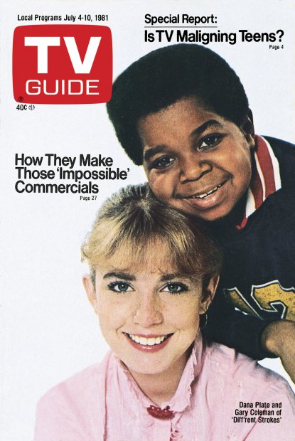 TV Guide cover - Gary Coleman, Dana Plato - July 4, 1981