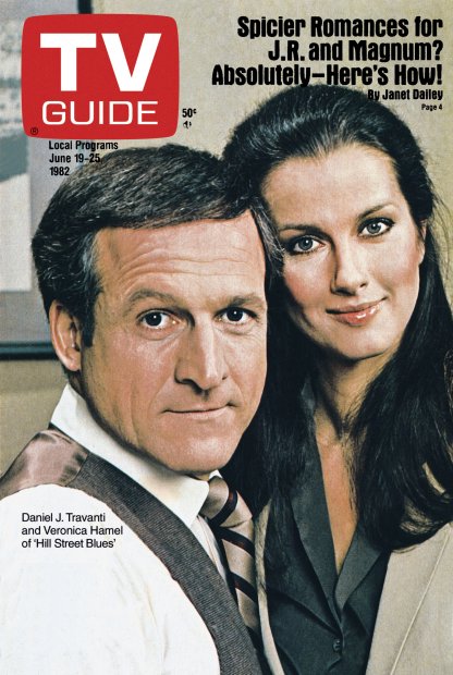 TV Guide cover - Veronica Hamel, Daniel J. Travanti - June 19, 1982
