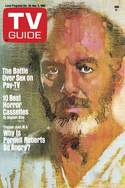 TV Guide cover - Pernell Roberts - October 30, 1982