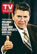 TV Guide cover - Ronald Reagan - March 20, 1982