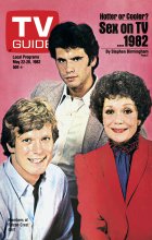 TV Guide cover - Lorenzo Lamas, Billy Moses, Jane Wyman - May 22, 1982