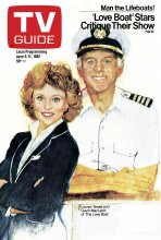 TV Guide cover - Gavin MacLeod, Lauren Tewes - June 5, 1982