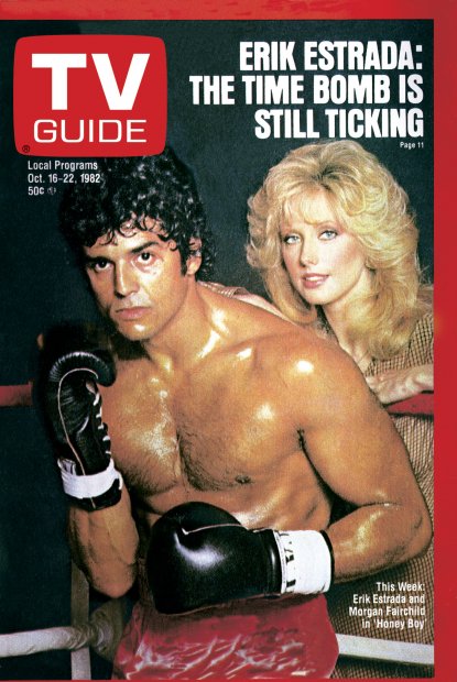 TV Guide cover - Erik Estrada, Morgan Fairchild - October 16, 1982