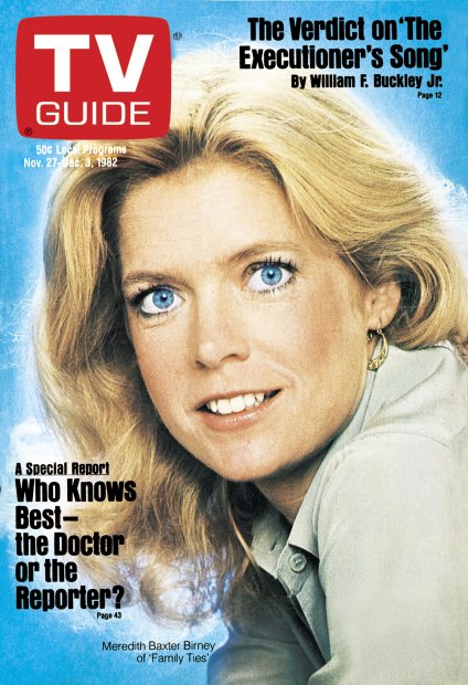 TV Guide cover - Meredith Baxter Birney - November 27, 1982
