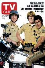 TV Guide cover - Erik Estrada, Robert Pine, Larry Wilcox - January 30, 1982