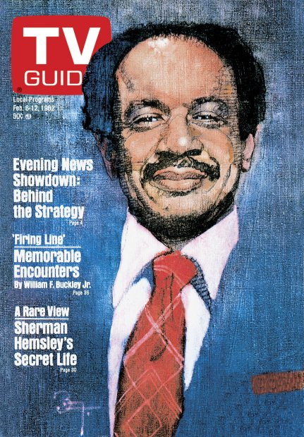 TV Guide cover - Sherman Hemsley - February 6, 1982