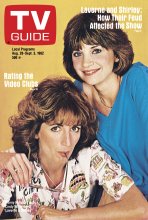 TV Guide cover - Penny Marshall, Cindy Williams - August 28, 1982