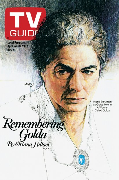 TV Guide cover - Ingrid Bergman - April 24, 1982
