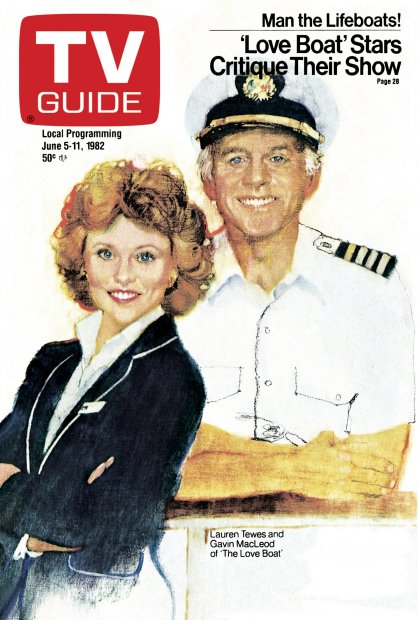 TV Guide cover - Gavin MacLeod, Lauren Tewes - June 5, 1982