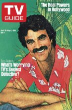 TV Guide cover - Tom Selleck - April 30, 1983