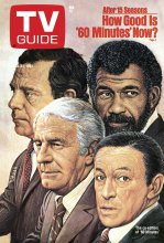 TV Guide cover - Ed Bradley, Harry Reasoner, Morley Safer, Mike Wallace - April 16, 1983