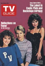 TV Guide cover - Kim Delaney, Laurence Lau, Susan Lucci - February 26, 1983