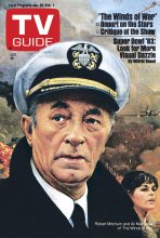 TV Guide cover - Ali McGraw, Robert Mitchum - January 29, 1983