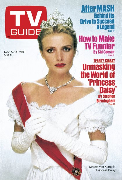 TV Guide cover - Marete Van Kamp - November 5, 1983