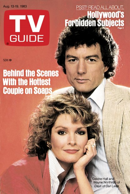 TV Guide cover - Deidre Hall, Wayne Northrop - August 13, 1983