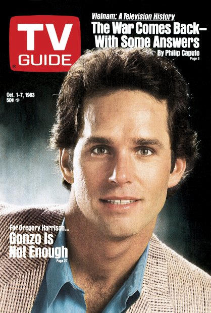 TV Guide cover - Gregory Harrison - October 1, 1983