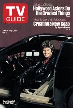 TV Guide cover - David Hasselhoff - June 25, 1983